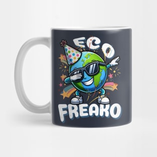 Earth Day April 22 - Eco Freako Earth Dab Dance Mug